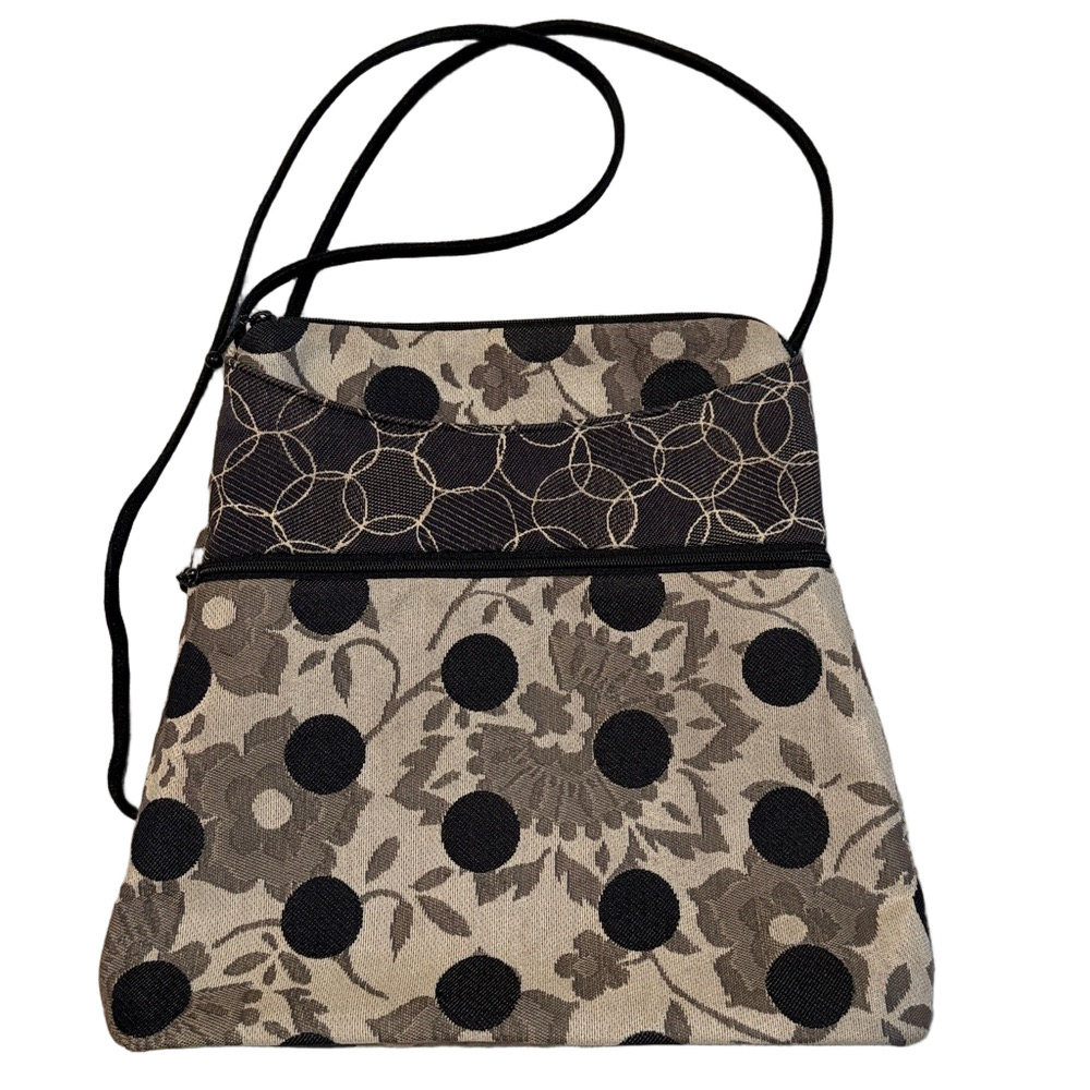 MARUCA Spree Floral Tapestry Jacquard Fabric Crossbody Bag